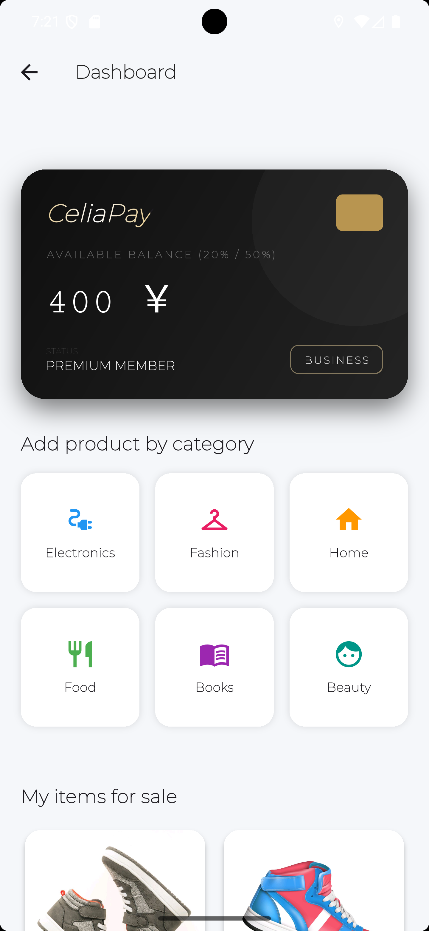 Celia Pay Financial Wallet